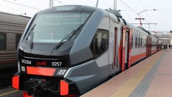 Новый электропоезд начал курсировать по маршруту «Белгород — Курск»
