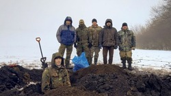 Белгородские поисковики обнаружили останки двух солдат Красной армии