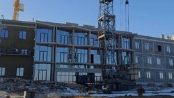 Строители возвели монолитный каркас здания нового образовательного центра «Алгоритм успеха» 
