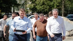 Вячеслав Гладков проверил ход капремонта школ в Белгороде