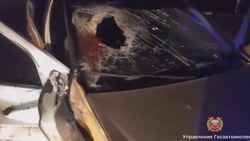 36-летний водитель врезался в дорожное ограждение на трассе в Яковлевском округе 