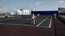 Яковлевцы провели турнир по большому теннису в городе Строителе