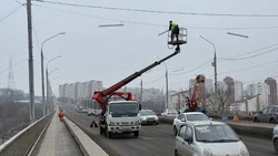Дополнительное освещение моста на Чумичова смонтируют в Белгороде 