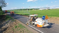 Дорожники используют 210 тонн термопластика при разметке дорог в Белгородской области