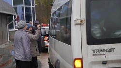 Мобилизованных жителей Яковлевского округа торжественно проводили в ряды ВС России   