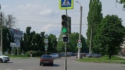 Светофор на перекрёстке Железнякова и Богдана Хмельницкого снова заработал в Белгороде