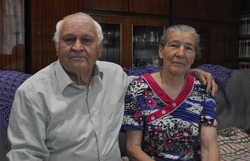 Супруги Сычёвы из посёлка Томаровка отпраздновали 60-летие совместной жизни