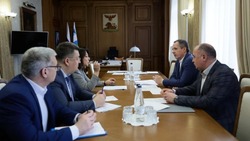 Вячеслав Гладков и гендиректор АО «Квадра» обсудили развитие теплоэнергетического комплекса региона