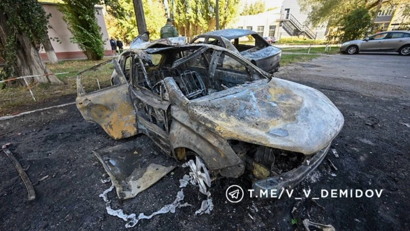 Мэр Белгорода показал последствия массированной атаки беспилотников