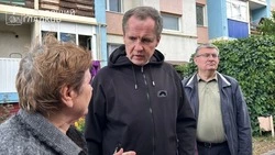 Вячеслав Гладков проконтролировал ход восстановления жилья в Шебекино 