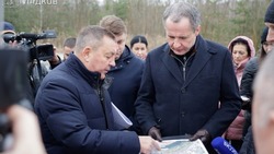 Вячеслав Гладков рассказал о создании открытого бассейна в урочище «Сосновка»