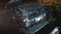 Отечественный автомобиль сгорел в посёлке Яковлево