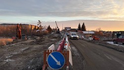 Вторую половину ремонтируемого моста через Ворсклу разобрали в Борисовке