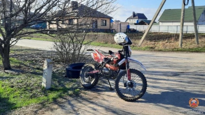 В Белгороде 13-летнего подростка на кроссовом мотоцикле отправили в спецучреждение
