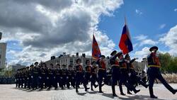 Парад Победы прошел на Соборной площади Белгорода