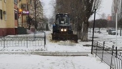 13 единиц спецтехники вышли на уборку Яковлевского округа от снега и льда