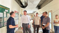Губернатор Вячеслав Гладков оценил ход восстановительных работ в Муроме Шебекинского округа
