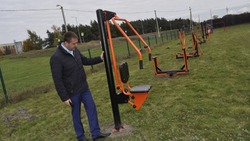 Новое спортивное оборудование установили на стадионе в селе Кустовом Яковлевского округа