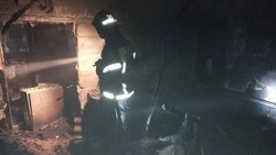 Летняя кухня сгорела в селе Гостищево Яковлевского округа 