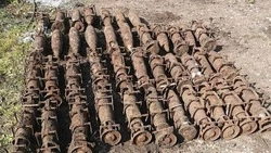  40 артиллерийских снарядов времён ВОВ нашли в Яковлевском округе