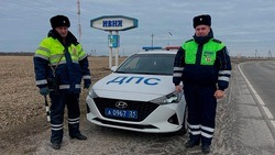 Жительница Яковлевского округа поблагодарила госавтоинспекторов за помощь на зимней дороге