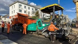 В центре Белгорода капремонт Преображенской выполнили на 96%