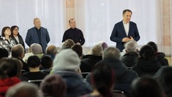 Губернатор Белгородской области встретился с жителями села Середа Шебекинского округа