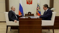 Президент РФ встретился с губернатором Белгородской области Вячеславом Гладковым