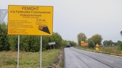 Дорожники начали ремонт дороги «Кривцово - Новооскочное» в Яковлевском городском округе