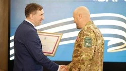 Бойцам «БАРСа-Белгород» передали более 40 наград 