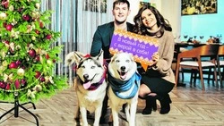 Молодая семья Юргулевич из города Строителя встречает Новый год в домашней обстановке