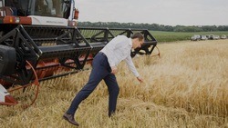 Вячеслав Гладков дал старт уборке озимых зерновых в Белгородской области