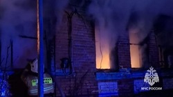 Жилой дом сгорел в селе Локня Яковлевского округа 