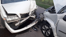 Женщина-водитель иномарки пострадала в результате аварии в селе Шопино