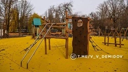 Ремонт детского городка в Белгороде в парке имени Ленина завершат до конца года 