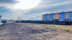 Строительство тротуара вдоль улицы Шоссейной началось в Северном 