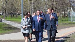 Депутат Госдумы Валерий Скруг с рабочим визитом посетил Яковлевский городской округ