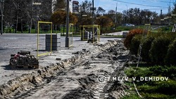 Велодорожку от проспекта Ватутина до улицы Попова начали обустраивать в Белгороде 