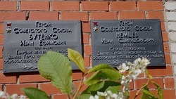 Две мемориальные доски в честь Героев Советского Союза в канун Дня Победы открыли в селе Смородино