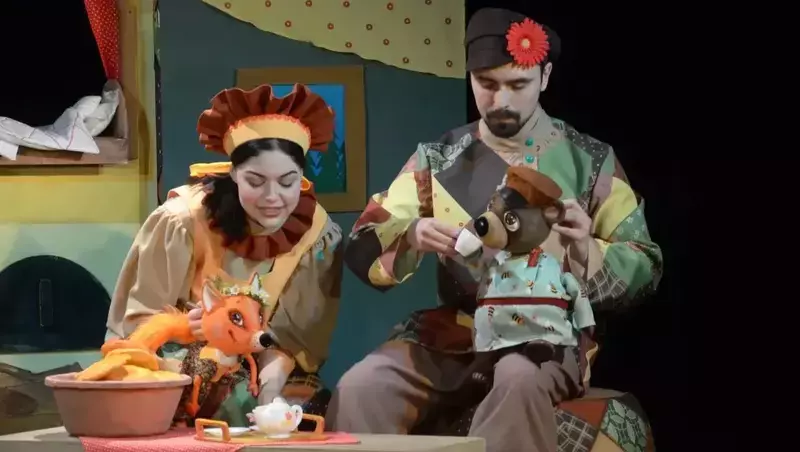 Белгородский театр кукол представил премьеру «Сказки в лукошке»