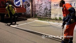 150 тысяч "квадратов" дорожной разметки нанесут в Белгороде 