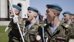 Парад военно-патриотических клубов Белгородской области сегодня в 8 раз прошёл на Прохоровском поле