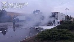 Беспилотник ВСУ нанёс удар по грузовику в Ракитном