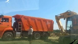 В Яковлевском округе пресекли незаконную добычу песка