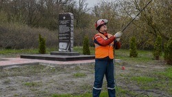  Белгородские энергетики создали систему подсветки памятника воинам-танкистам  в Старом Осколе