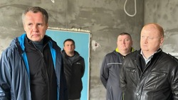 Губернатор Белгородской области проверил ход реконструкции поликлиники в Томаровке