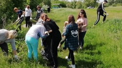Жители села Быковки приняли участие в экологической акции «Чистый берег»