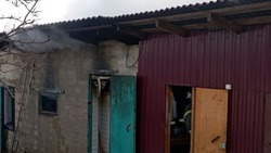 Баня загорелась в селе Крапивное Яковлевского округа
