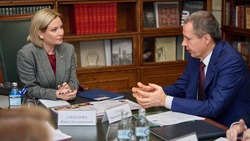 Вячеслав Гладков доложил министру культуры РФ о реализации нацпроекта «Культура» в регионе 
