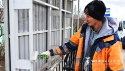 Покраску остановочных павильонов возобновили в Белгороде 